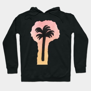 Sunset Palm Tree Hoodie